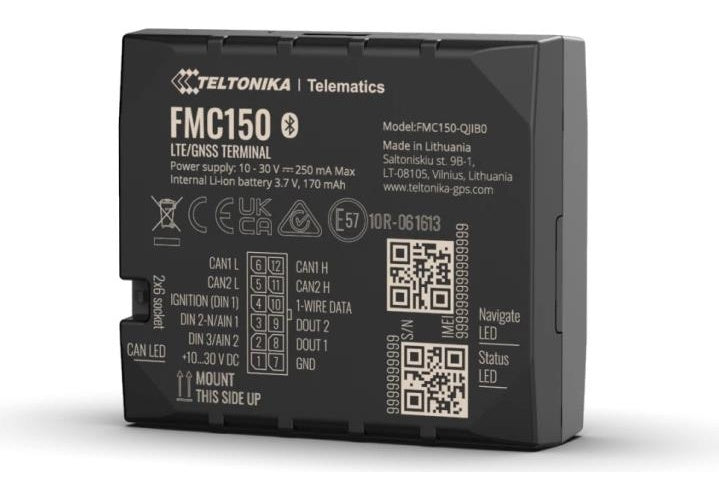 Teltonika FMC150 GPS-Tracker/-Finder Auto Schwarz (FMC150) afbeelding 1