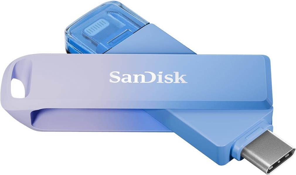 SanDisk Creator Phone Drive - USB Flash Drive - 256GB - USB-C/ Lightning (SDIXD0N-256 G-GN6TP)