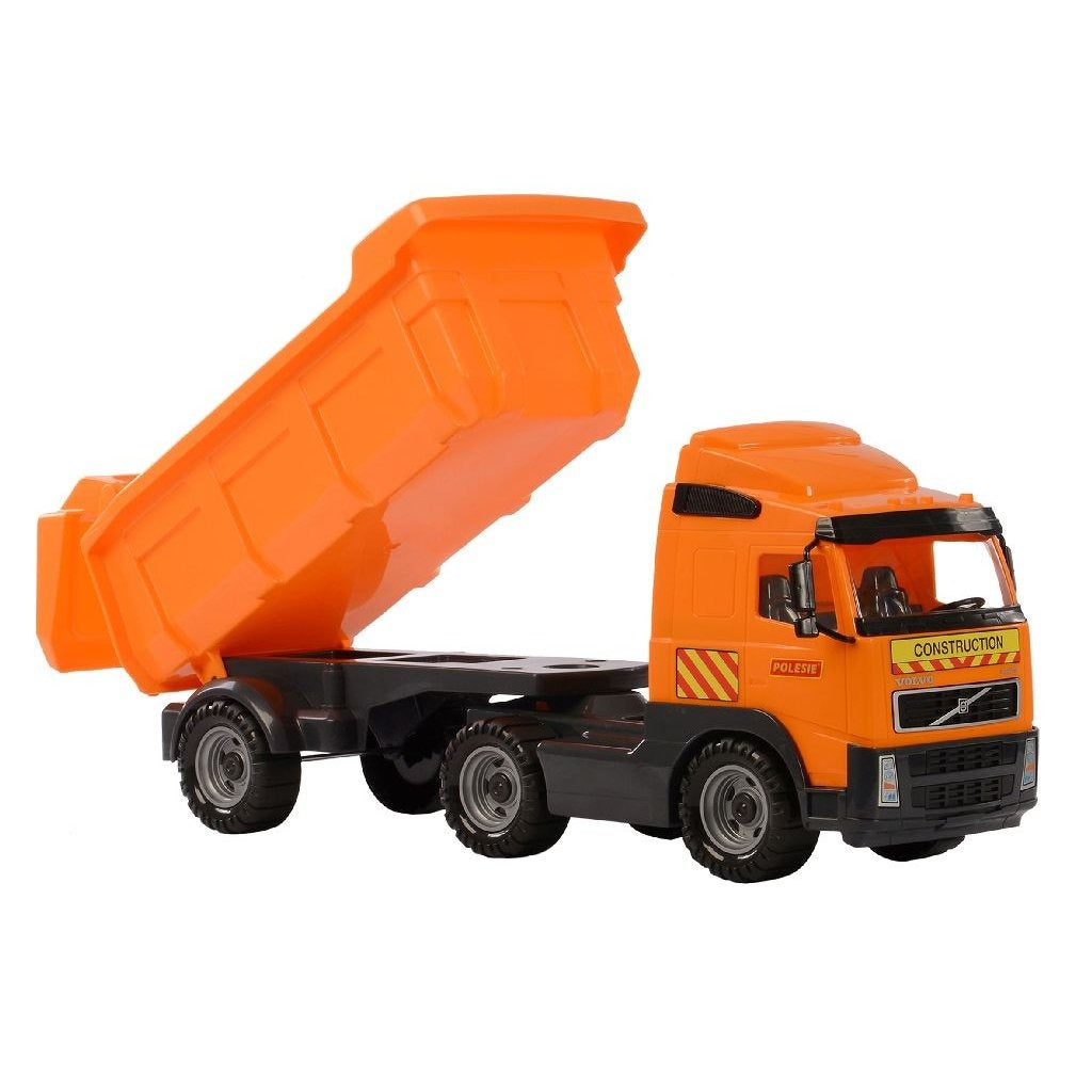 Police Volvo Pickup Truck 59x19x25 cm in Orange