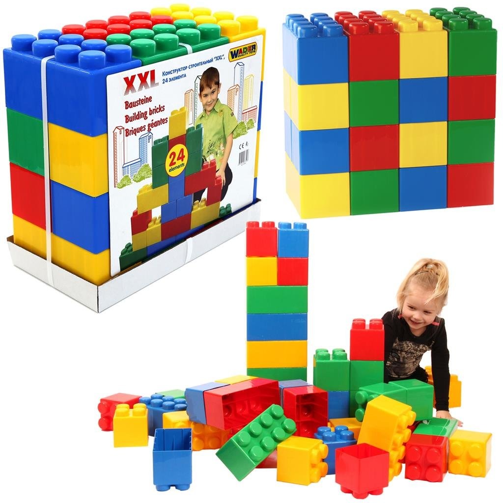 Wader Mega Building Blocks 24 Pieces for Ages 1-5
