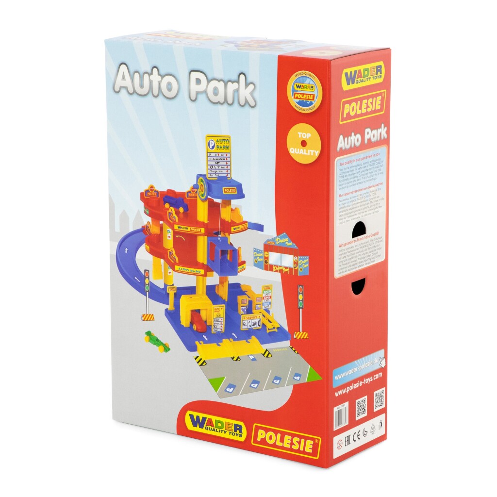Wader 3-Story Parking Garage 58.5x51x59 cm - For Children 3 Years+