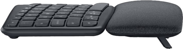 Logitech ERGO K860 - Wireless Keyboard - 2.4 GHz, Bluetooth 5.0 - QWERTY - USA International - Graphite