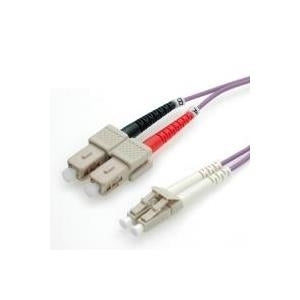 ROLINE Fiber Optic Cable 50/125µm OM4 LC/SC Violet 5 m (21.15.8765)
