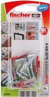 Fischer DuoPower 6 x 30 WH K NV Dowel Set 30 mm (535000)