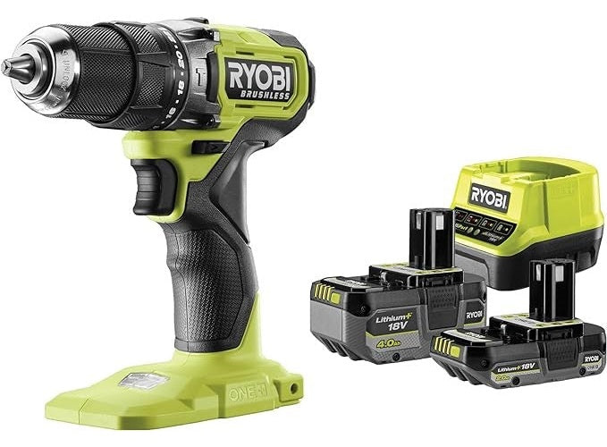 Cordless Hammer Drill Driver RPD18BL-2C42S 18V 1*2.0Ah 1*4.0Ah afbeelding 1