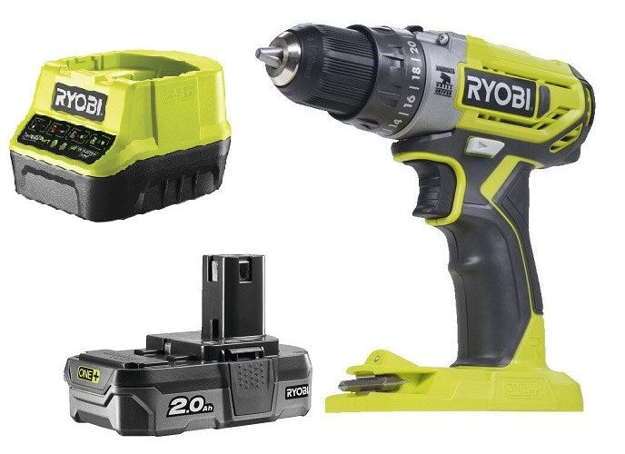 Cordless hammer drill R18PD2-120B 18V 1*2.0AH afbeelding 1