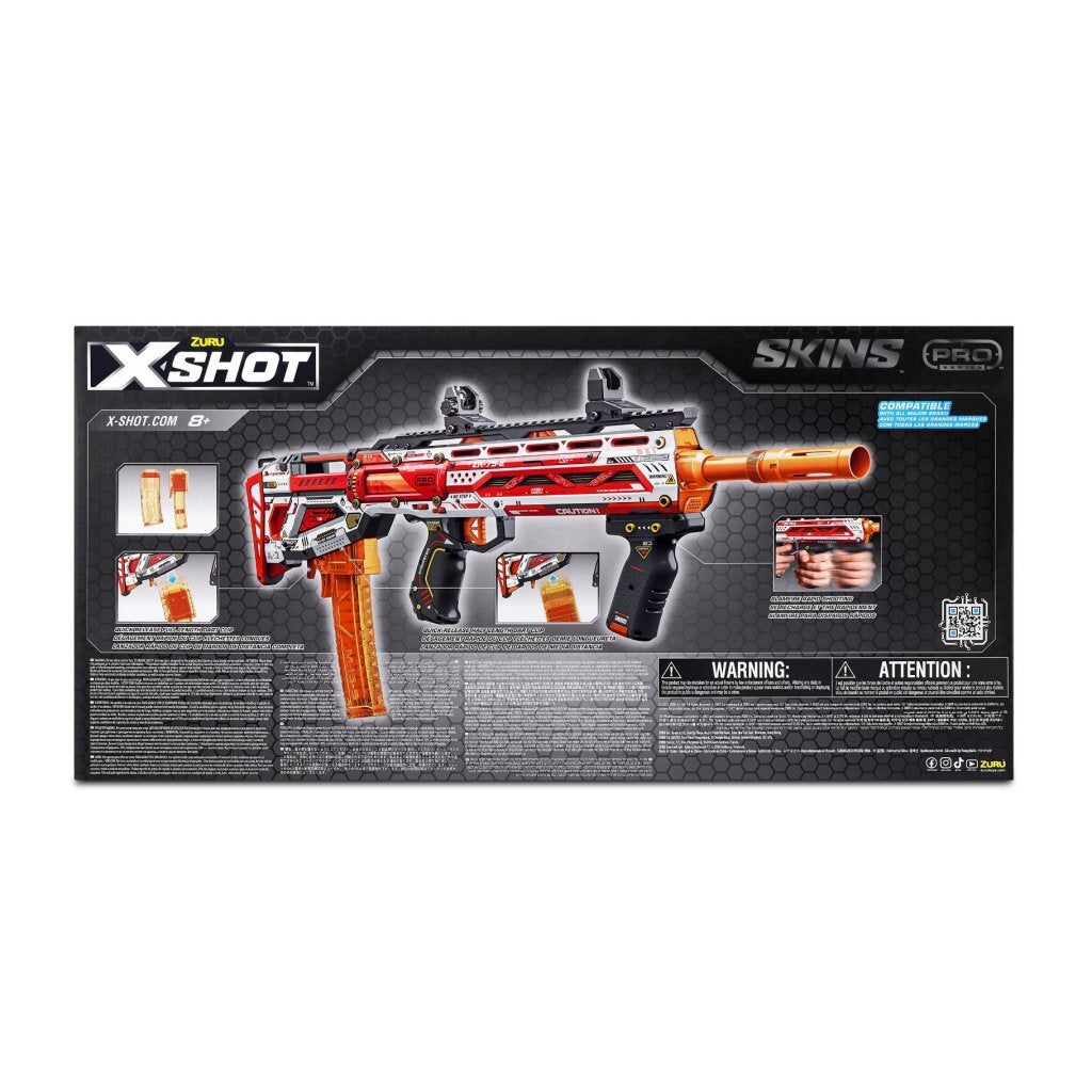 Zuru X-Shot Pro Series Sinister Blaster + 40 Darts - Powerful Performance