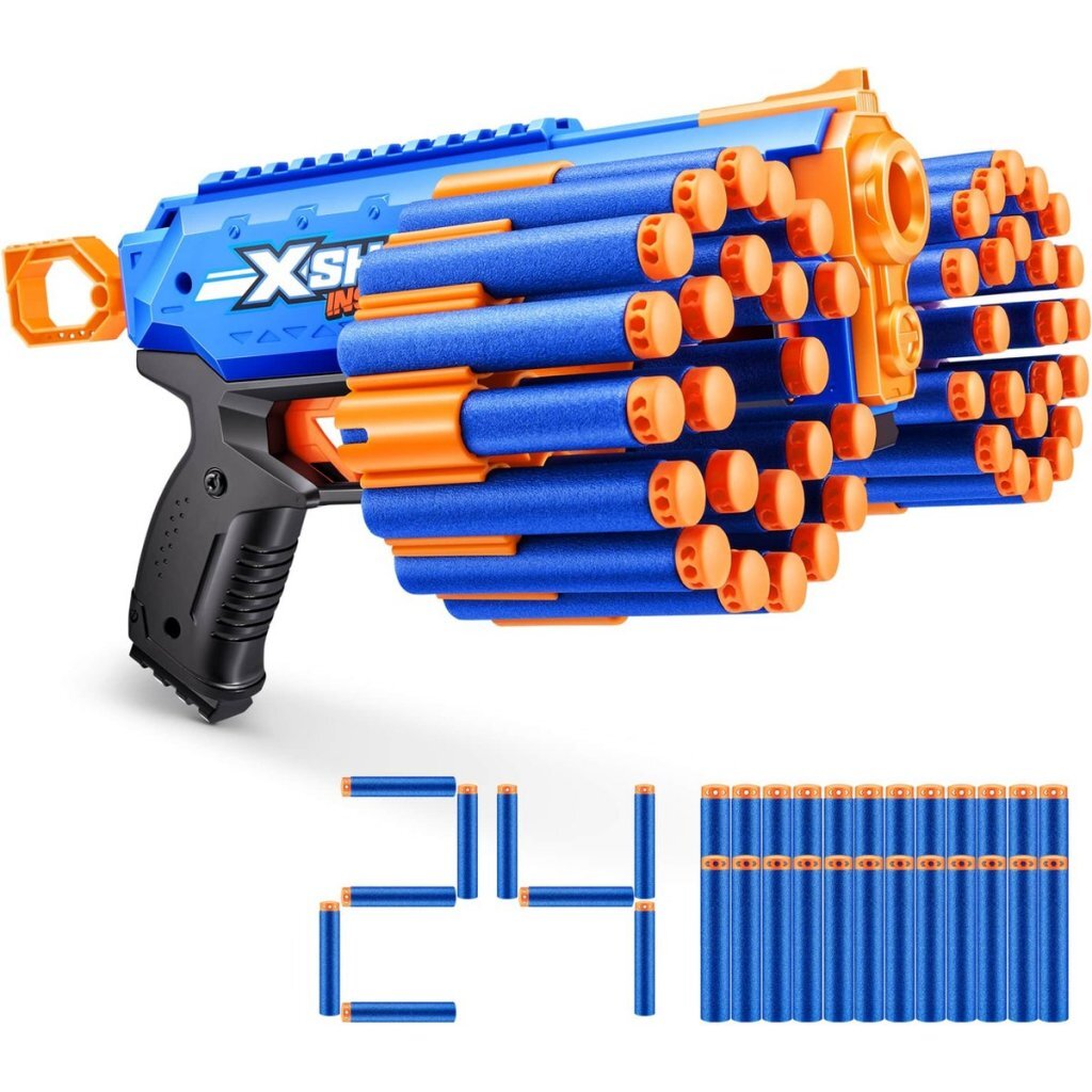 Zuru X-Shot Insanity Manic Blaster with 24 Darts - Suitable for Ages 8+