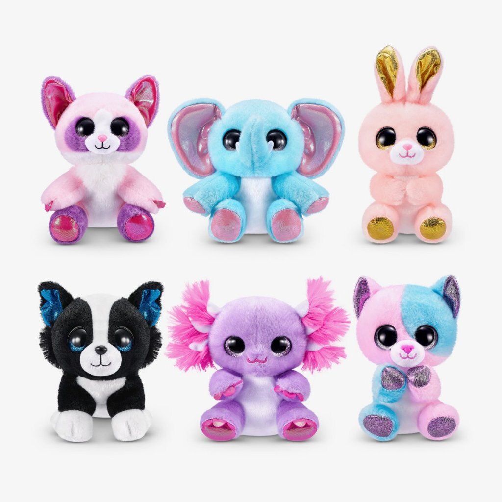 Surprise Plush Pet Toy - 6 Collectible Soft Toys