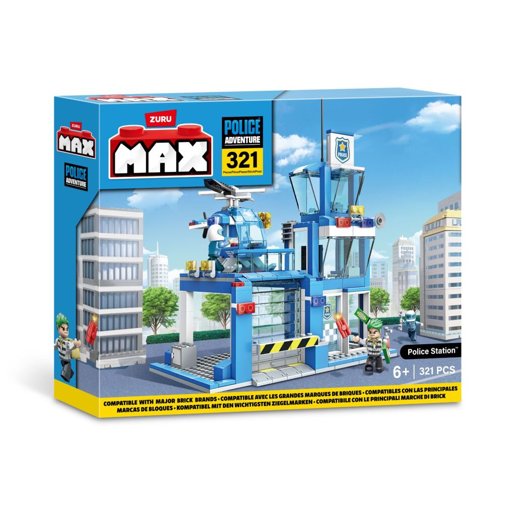 Zuru Max City Police Station 321-Piece Building Set