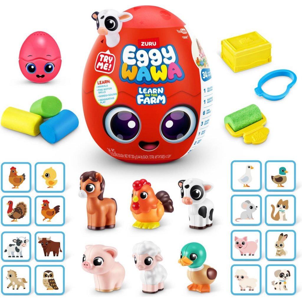 Eggywawa Surprise Red - 34 Fun Surprises for Learning and Play