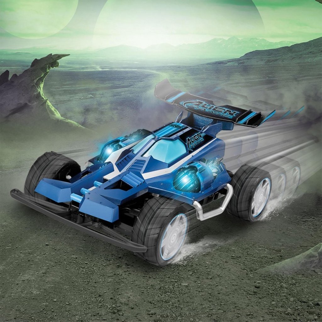 Nikko RC Race Buggies Alien Panic Blue 1:18 + Licht