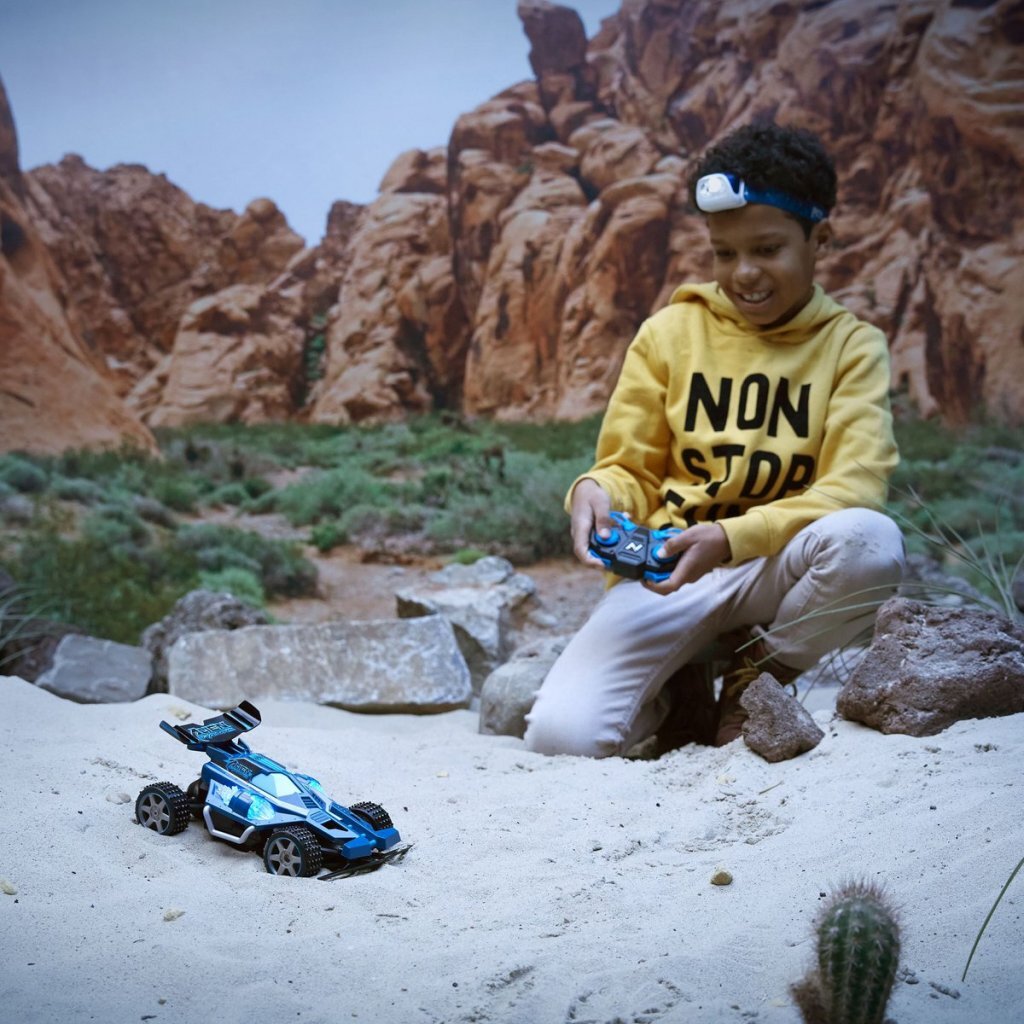 Nikko RC Race Buggies Alien Panic Blue 1:18 + Licht