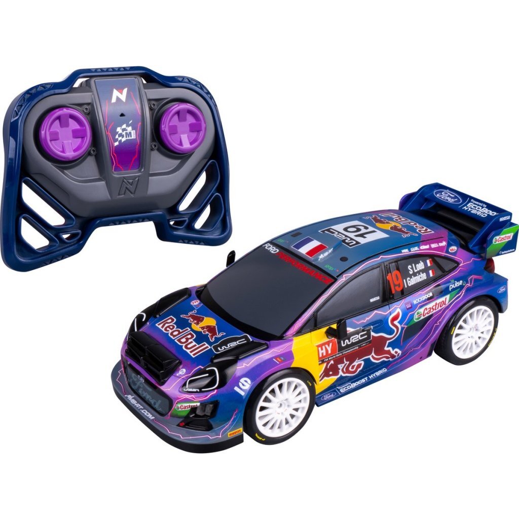 Nikko RC Rally M-Sport Ford Puma #19 Loeb 1:18 + Light