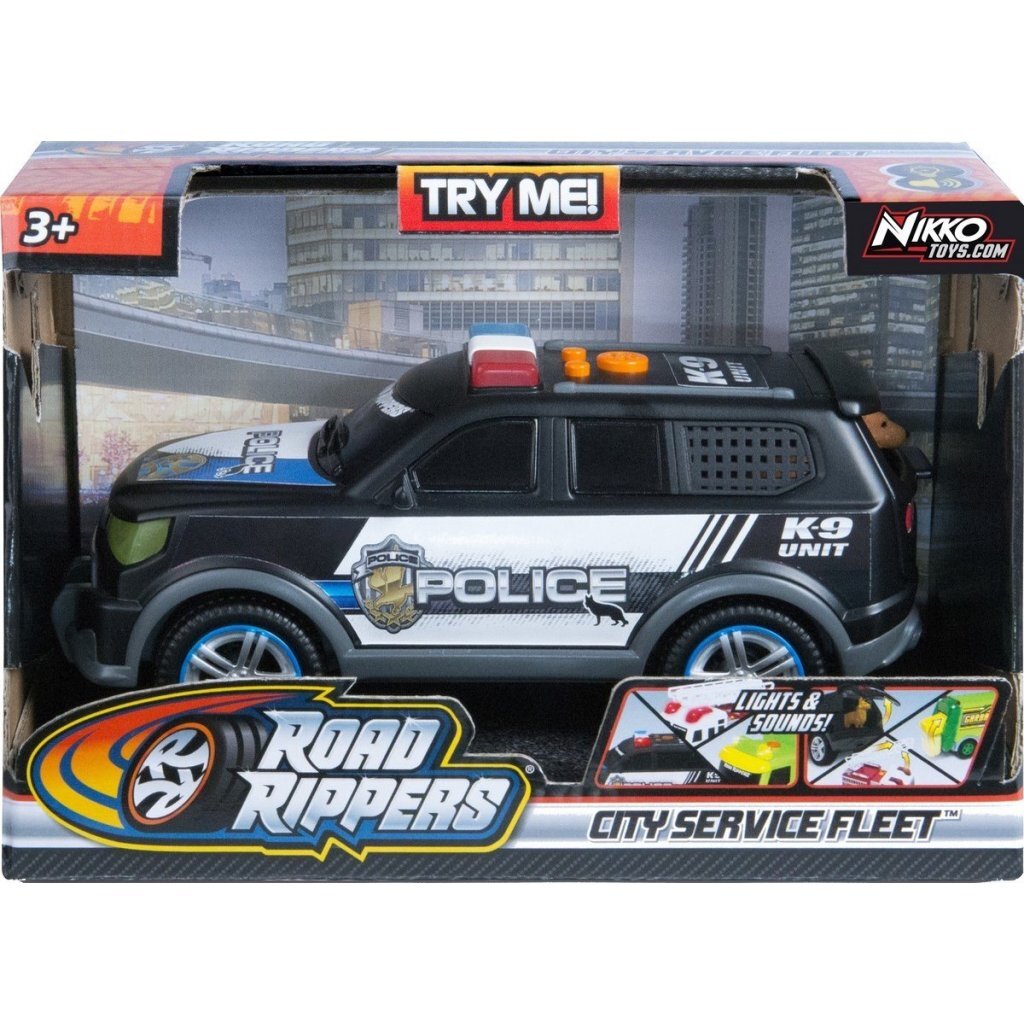 Road Rippers City Police SUV with Dog - Light and Sound