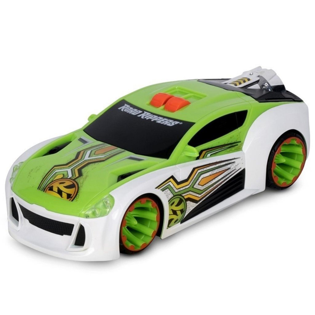 Road Rippers Maximum Boost Car + Light and Sound Green/White