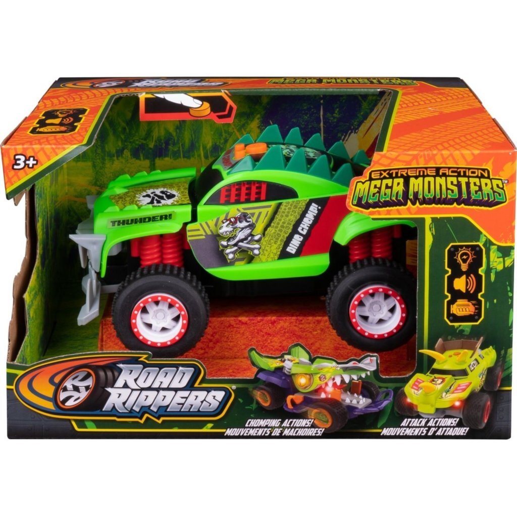 Road Rippers Extreme Action Mega Monsters Dino Truck with Light and Sound