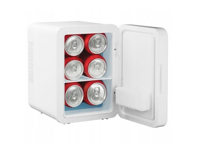 Mini fridge with LED make-up mirror ELLE 4L white afbeelding 4