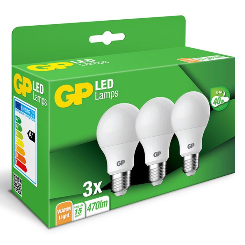 GP Lighting LED Classic A60 3x5.4W E27
