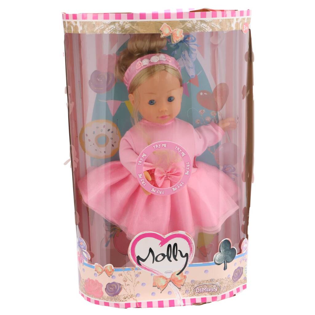 Molly Dancing Doll 40 cm + Sound - Pink