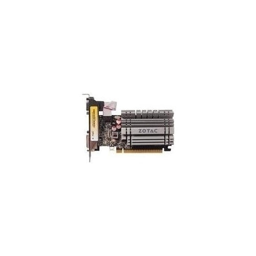 ZOTAC GeForce GT 730 - Grafikkarten - GF GT 730 - 4GB DDR3 - PCIe 2,0 x16 Low Profile - DVI, D-Sub, HDMI - ohne Lüfter (ZT-71115-20L) afbeelding 1