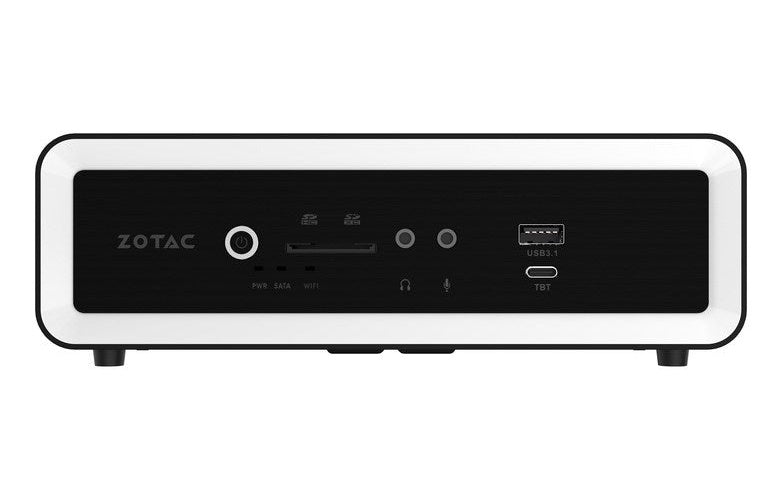 ZOTAC ZBOX nano CI629 - Barebone - Mini-PC - 1 x Core i3 i3-1315U / 1,2 GHz - RAM 0GB - UHD Graphics - Wi-Fi 6, 1GbE, 2,5GbE, Bluetooth 5,2 - WLAN: Bluetooth 5,2, 802,11a/b/g/n/ac/ax (ZBOX-CI629NANO-BE) afbeelding 1
