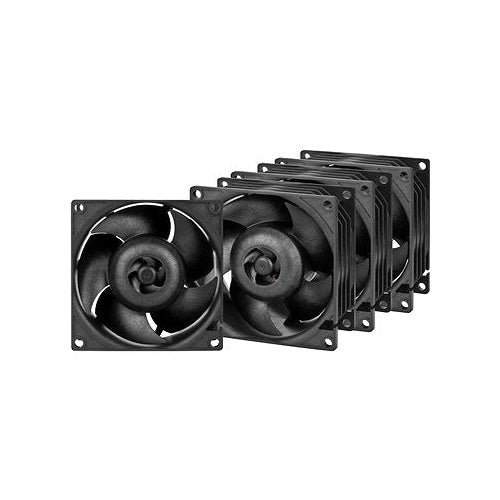 ARCTIC S8038-10K - 80 mm Server-Lüfter - 4 Stück - Ventilator - 8 cm - 102 cfm - 173,3 m³/h - Schwarz (ACFAN00291A) afbeelding 1