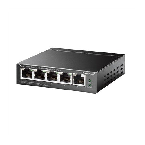 TP-Link TL-SG105MPE V1,60 - Switch - 5 x 10/100/1000 - Desktop (TL-SG105MPE) afbeelding 3