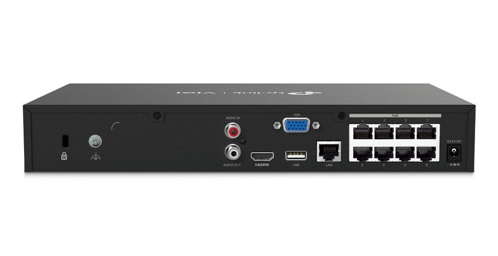 TP-LINK VIGI NVR1008H-8P 8-Channel PoE+ NVR afbeelding 2