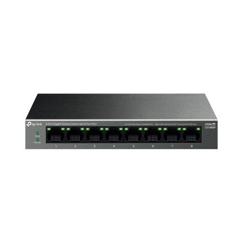 TP-Link LiteWave 8-Port Gigabit Desktop Switch with 8-Port PoE+ afbeelding 6