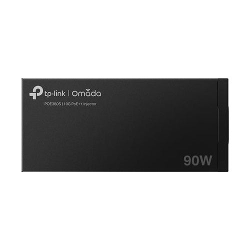 TP-Link Omada POE380S - 10 Gigabit Ethernet - 10,100,2500,10000 Mbit/s - 1000/10000 - IEEE 802.3ab - IEEE 802.3af - IEEE 802.3at - IEEE 802.3bt - IEEE 802.3i - IEEE 802.3u - Schwarz - PoE - Leistung (POE380S) afbeelding 1