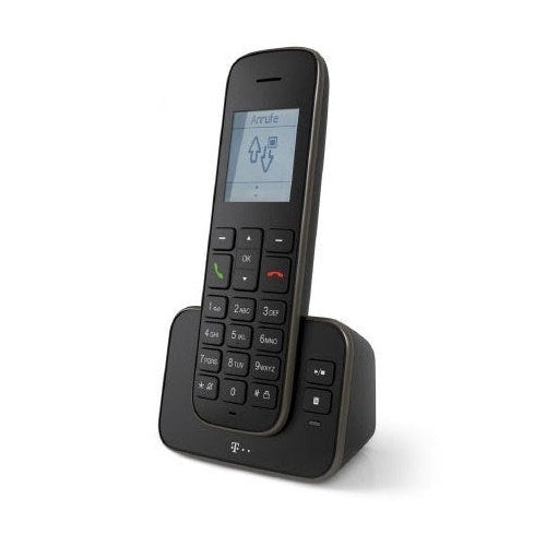 Deutsche Telekom Sinus A 207 - Schnurlostelefon - Anrufbeantworter mit Rufnummernanzeige - DECT\GAP - Schwarz (40316575) afbeelding 1