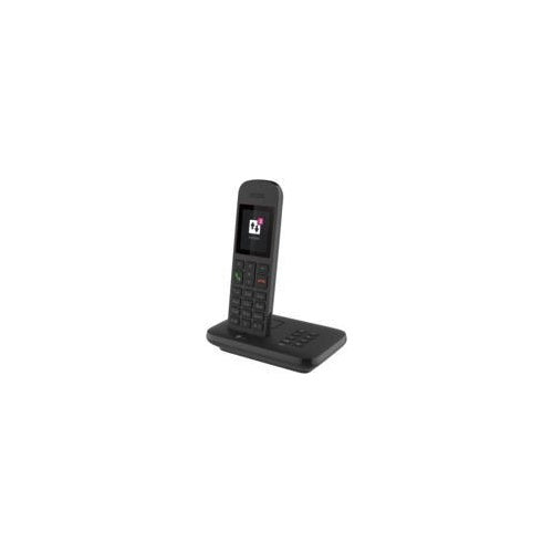 Telekom Sinus A12 - Analoges/DECT-Telefon - Kabelloses Mobilteil - Freisprecheinrichtung - 100 Eintragungen - Schwarz (40823660) afbeelding 1