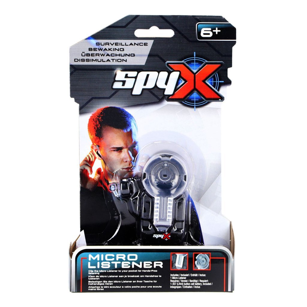 SpyX Micro Listener - Mini Listening Device for Kids - Telescopic Antenna - Ages 6+