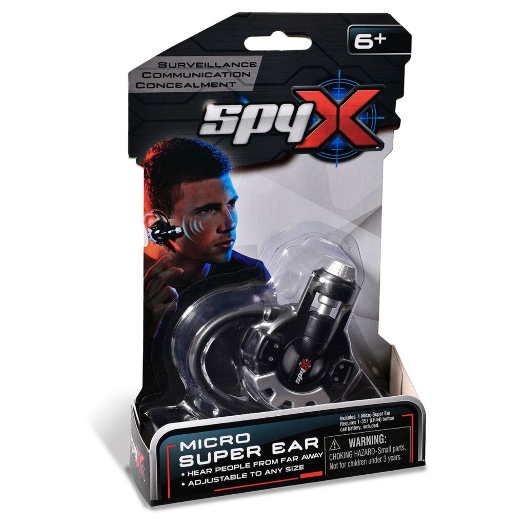SpyX Micro Super Ear - Listening Device for Kids - Eavesdrop from a Distance - Ages 6+