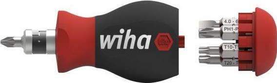 Wiha Stubby Bit Screwdriver Set 8-piece: Hex, Phillips, TORX