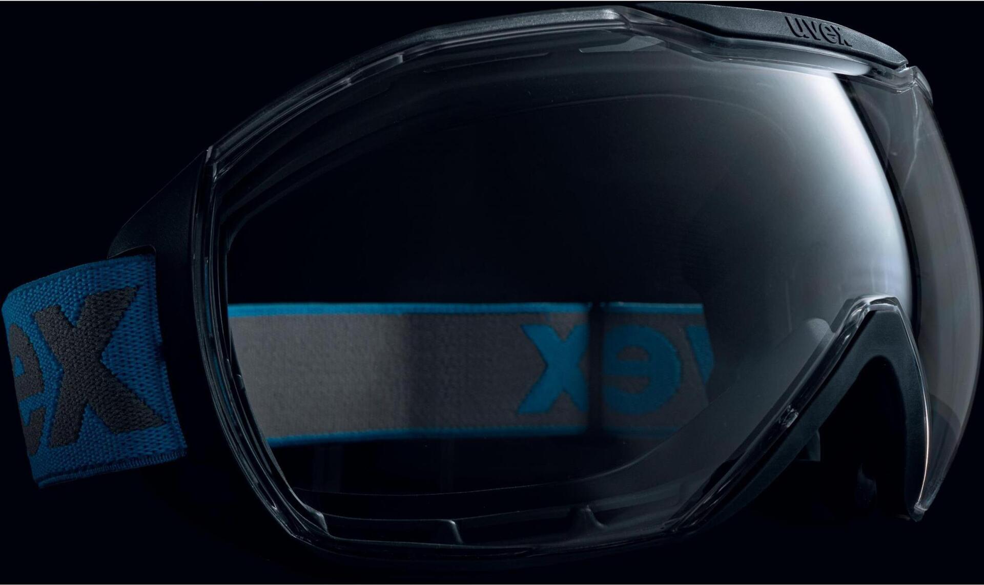 Uvex Safety Glasses 9320265 - Anthracite/Blue - UV Protection, EN 166 Certified