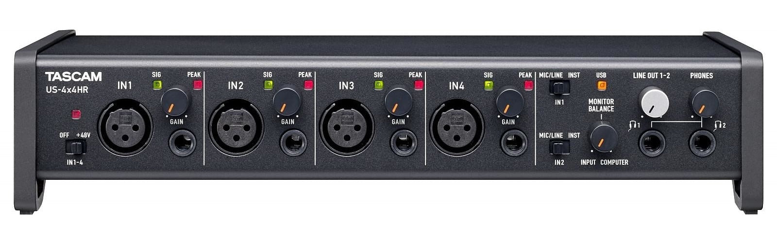 Tascam US-4X4HR recording audio interface afbeelding 2
