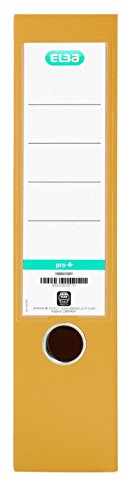 ELBA rado star binder, 80 mm spine width, orange, DIN A4, PP inside, clear pocket, replaceable insert (10468 OG)