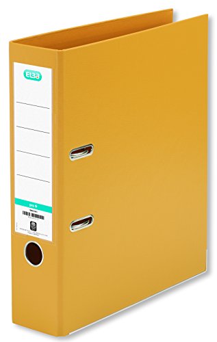 ELBA rado star binder, 80 mm spine width, orange, DIN A4, PP inside, clear pocket, replaceable insert (10468 OG)