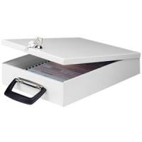 Werner Dorsch Document Container, Steel, Light Grey, Model 1021537