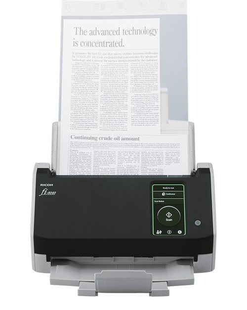 Ricoh fi-8040 - Dokumentenscanner - Dual CIS - Duplex - 216 x 355.6 mm - 600 dpi x 600 dpi - bis zu 40 Seiten/Min. (einfarbig) / bis zu 40 Seiten/Min. (Farbe) - automatischer Dokumenteneinzug (50 Blätter) - bis zu 6000 Scanvorgänge/Tag - US afbeelding 1
