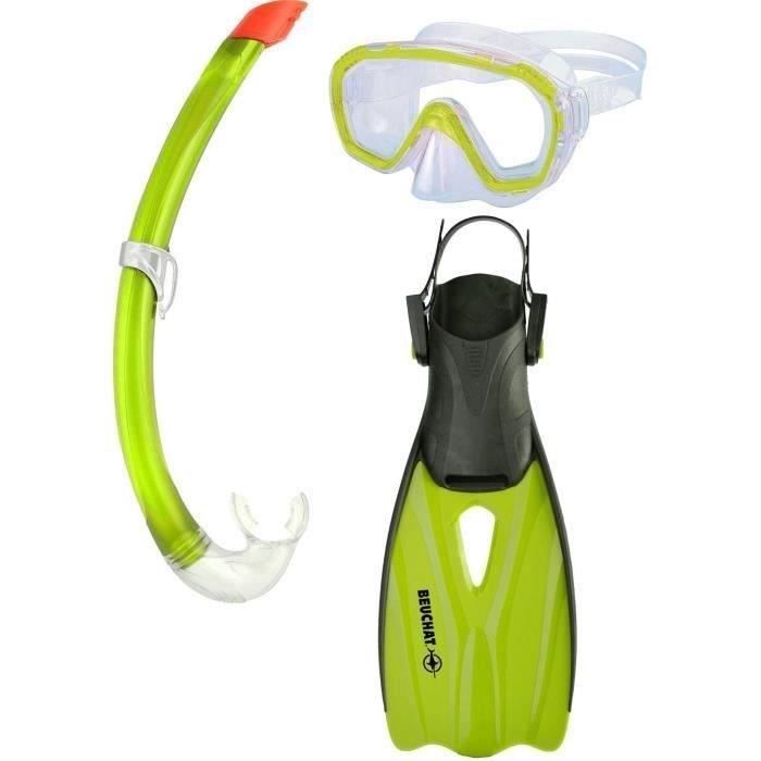 Children's Diving Kit with Adjustable Fins - Size 30/32 - BEUCHAT