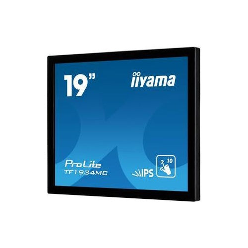 iiyama ProLite TF1934MC-B7X - LED-Monitor - 48 cm (19") - offener Rahmen - Touchscreen - 1280 x 1024 - IPS - 350 cd/m² - 1000:1 - 14 ms - HDMI, VGA, DisplayPort - Schwarz afbeelding 1