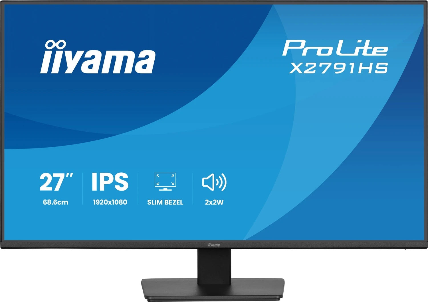 Iiyama ProLite X2791HS?B1 LED-Monitor 68,6?cm (27") Full HD  HDMI/DP  Schwarz - 4948570127412 - afbeelding 1