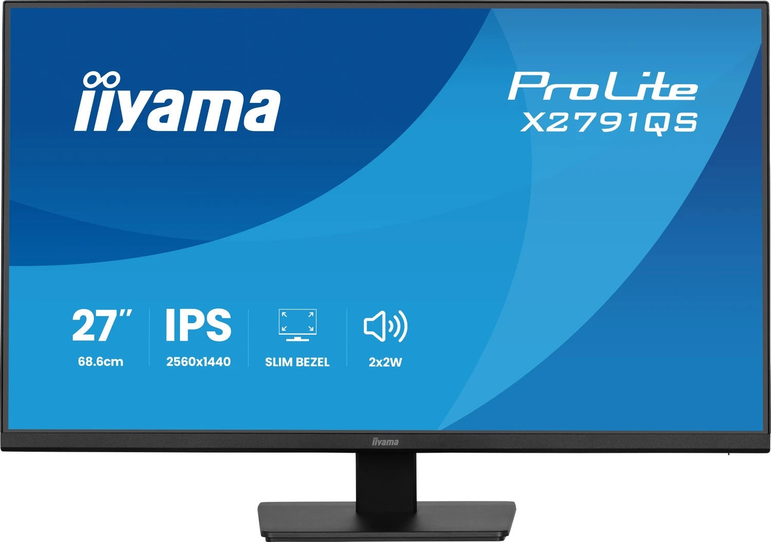 Iiyama ProLite XB2495WSU-B1 Monitor 60,5 cm (24") WUXGA  HDMI/DP/USB-C  Schwarz - 4948570127436 - afbeelding 1