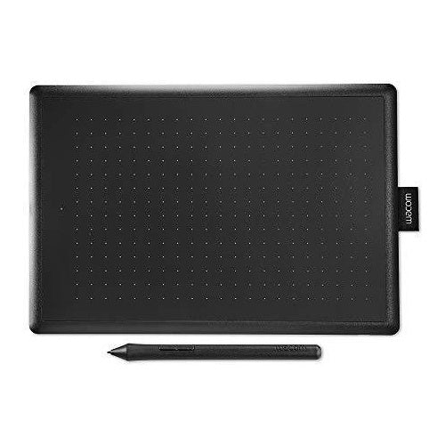 One by Wacom Medium - Digitalisierer - rechts- und linkshändig - 21.6 x 13.5 cm - elektromagnetisch - kabelgebunden - USB - Schwarz, Rot (CTL-672-N) afbeelding 1