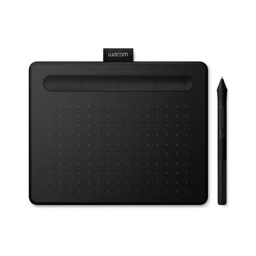 Wacom Intuos Creative Pen Small - Digitalisierer - 15,2 x 9,5 cm - elektromagnetisch - 4 Tasten - kabelgebunden - USB - Schwarz (CTL-4100K-N) afbeelding 1