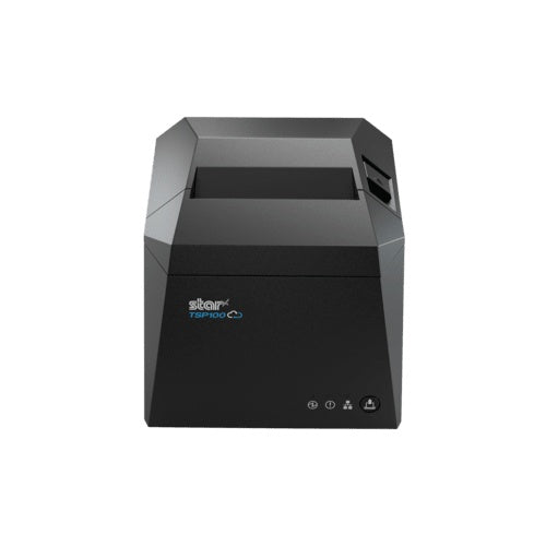 Star TSP143IV-UE SK, Linerless, CloudPRNT, 8 Punkte/mm (203dpi), Cutter, linerless, LTS, USB, Ethernet, Kit, grau Etikettendrucker, Thermodirekt, 8 Punkte/mm (203 dpi), Medienbreite (max): 80 mm, Rollendurchmesser (max.): 83mm, Geschwindigk afbeelding 1