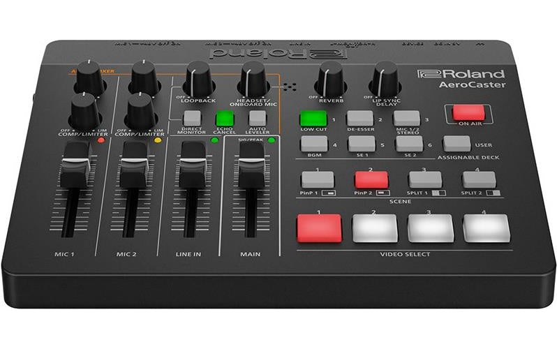 ROLAND VRC-01 - AeroCaster AV Streaming Mixer & Livestreaming System (424231) afbeelding 1